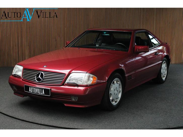 Mercedes-Benz SL-Klasse 500 SL 1e eigenaar Leer PTS Climate, Auto's, Oldtimers, Bedrijf, Te koop, ABS, Airconditioning, Alarm