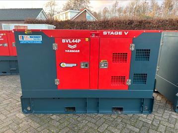 Yanmar 45 kVA stage V stamford aggregaat generatorset hvo beschikbaar voor biedingen