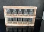 Houten rek met flessen/vazen, Huis en Inrichting, Ophalen of Verzenden, Zo goed als nieuw