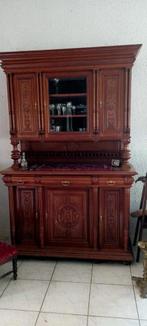 Antieke Mechelse kast met veel details, Huis en Inrichting, Kasten | Buffetkasten, Antiek, Gebruikt, 150 tot 200 cm, Eikenhout