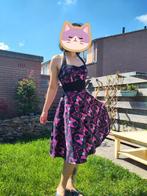 Rockabilly zomerjurk Hell bunny maat M, Maat 38/40 (M), Zwart, Ophalen of Verzenden, Zo goed als nieuw