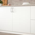 IKEA VALLSTENE FRONT KEUKEN + VAGLIG VERBINDINGSRAIL, Ophalen, Wit, Nieuw, 50 tot 100 cm