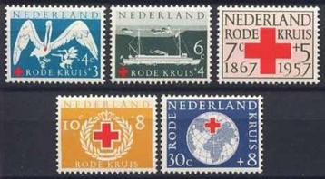 Nederland NVPH nr 695/9 ongebruikt Rode Kruis 1957 beschikbaar voor biedingen