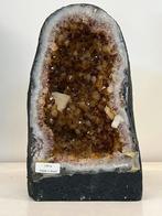 Citrien geode /Kathedraal, Verzamelen, Mineralen en Fossielen, Ophalen of Verzenden, Mineraal