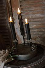 Trio kandelaar voor in een windlicht, Nieuw, Ophalen of Verzenden, Info@jufbrocante.nl, Juf Brocante