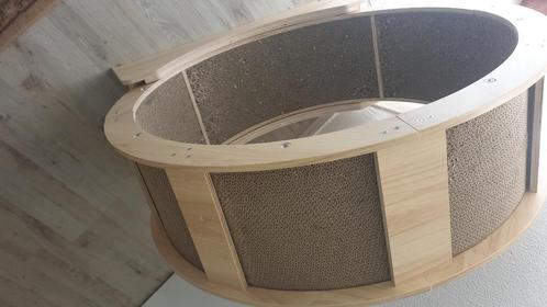 Loopwiel voor katten 91 cm, eikenhout, Dieren en Toebehoren, Kattenspeelgoed, Gebruikt, Overig speelgoed, Ophalen
