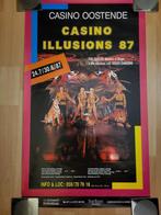 Circus/ Illusionisme/ The Fercos/poster/ Casino Oostende., Ophalen of Verzenden, Gebruikt