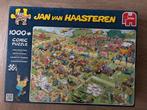 Jan van Haasteren Grasmaaierrace Puzzel 1000 Stukjes, Ophalen of Verzenden, 500 t/m 1500 stukjes, Zo goed als nieuw, Legpuzzel