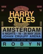 Harry Styles ticket woe 20/5/26 Johan Cruijff Amsterdam, Eén persoon, Mei