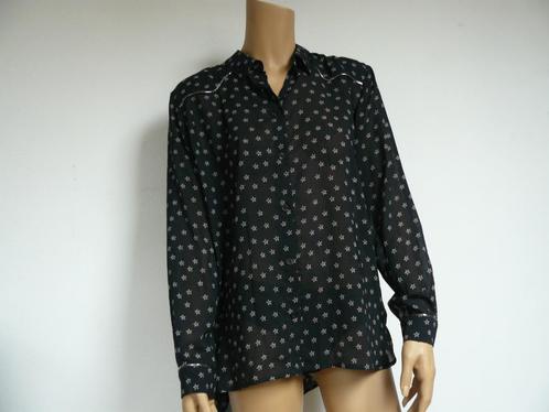 GIOVANE blouse zwart met sterren maat 40 NIEUW, Kleding | Dames, Blouses en Tunieken, Nieuw, Maat 38/40 (M), Zwart, Ophalen of Verzenden