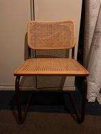 3 x webbing buisframe stoel vintage chairs, Huis en Inrichting, Stoelen, Drie, Buisframe, webbing, Ophalen of Verzenden, Bruin