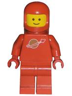 Lego Space Classic Space Minifig Rood SP005, Gebruikt, Ophalen of Verzenden, Lego, Losse stenen