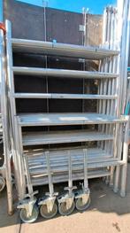 Te koop nette gebruikte steiger 8.20 werkhoogte, Ophalen of Verzenden, Zo goed als nieuw, Rolsteiger of Kamersteiger, 5 meter of hoger