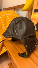 Vintage motor piloten muts, Fietsen en Brommers, Ophalen of Verzenden, Gebruikt