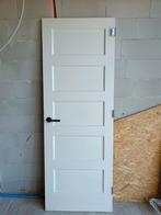 Paneeldeur jaren 30 - 5 vaks - stomp, Doe-het-zelf en Verbouw, Deuren en Horren, Ophalen, Gebruikt, 80 tot 100 cm, Binnendeur