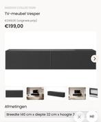 NADUVI TV KAST, Huis en Inrichting, Kasten | Televisiemeubels, Ophalen, Nieuw, 25 tot 50 cm, Minder dan 100 cm