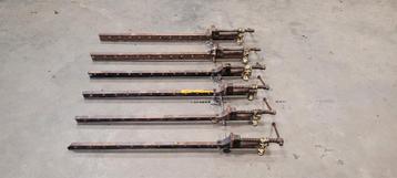 6x serre joint, sergeant, lijmklem ca. 80 cm klembereik beschikbaar voor biedingen