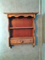Houten wand, plank, lade kastje Brocante vintage, Huis en Inrichting, Kasten | Overige, Ophalen