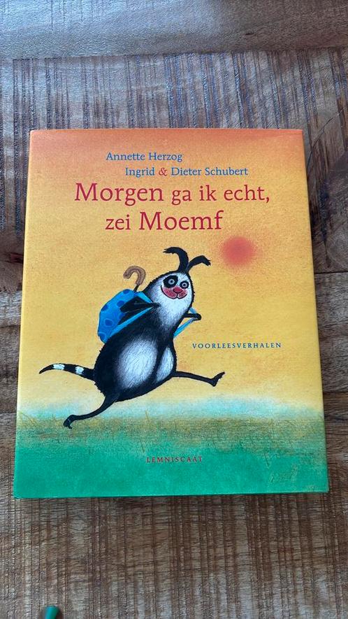 Annette Herzog - Morgen ga ik echt, zei Moemf, Boeken, Kinderboeken | Jeugd | onder 10 jaar, Zo goed als nieuw, Ophalen of Verzenden