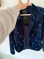 Maison Scotch Colbert Fluweel Bijen Borduurwerk Maat M, Maat 38/40 (M), Blauw, Ophalen of Verzenden, Zo goed als nieuw