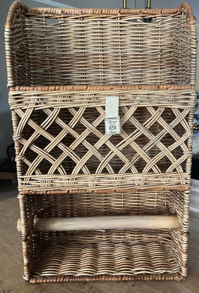 Riviera maison keuken organizer met keukenrolhouder, Huis en Inrichting, Woonaccessoires | Krantenbakken en Lectuurbakken, Ophalen of Verzenden