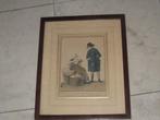 Visverkoopster   Gravure ca  Ao 1810, Ophalen of Verzenden
