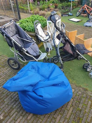 houten wandmeubel, zitzak, kinderwagen, buggy, 