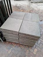 42m² 50x50 vlakke beton tegel, gebruikt, op pallet, Tuin en Terras, Tegels en Klinkers, Ophalen, Gebruikt, 10 m² of meer, Beton