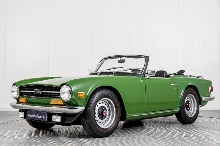 Triumph TR6 Overdrive (bj 1972), Auto's, Triumph, Bedrijf, Te koop, TR6, Lederen bekleding, Mistlampen, Open dak, Benzine, Cabriolet