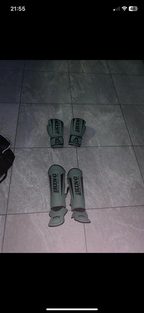 King scheenbeschermers Maat M King handschonen 14 Oz, Sport en Fitness, Vechtsporten en Zelfverdediging, Zo goed als nieuw, Overige