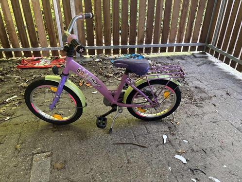 Meisjes fietsje, Fietsen en Brommers, Fietsen | Meisjes, Gebruikt, 16 inch, Ophalen of Verzenden