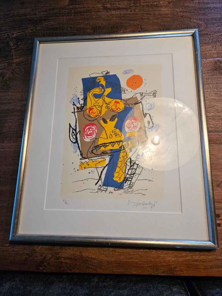 Zeefdruk van Kees Salentijn, Ophalen