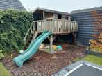 Houten Speelhuisje Douglas met Glijbaan, Kinderen en Baby's, Speelgoed | Buiten | Speelhuisjes, Ophalen of Verzenden, Gebruikt