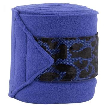 Anky bandages fleece blue leopard blauw 4 stuks beschikbaar voor biedingen