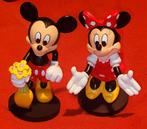 Disneyland Parijs Mickey Minnie Mouse set 2 resin beeldjes !, Ophalen of Verzenden, Mickey Mouse, Zo goed als nieuw, Beeldje of Figuurtje