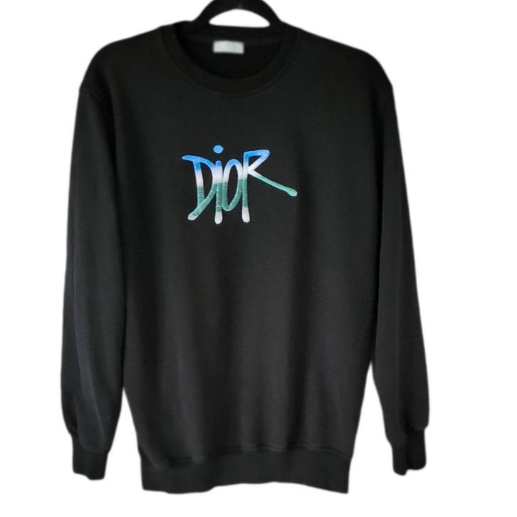 Nette trui van DIOR  Shawn Stussy maat 42, Kleding | Dames, Truien en Vesten, Zo goed als nieuw, Maat 42/44 (L), Zwart, Ophalen of Verzenden