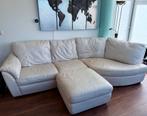 Leren hoekbank IKEA ÄLVROS, echt leer, beige, goede staat, Ophalen, Gebruikt, Leer