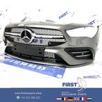 W118 C118 CLA35 AMG VOORBUMPER GRIJS COMPLEET Mercedes 2018-, Gebruikt, Voor, Mercedes-Benz, Ophalen of Verzenden