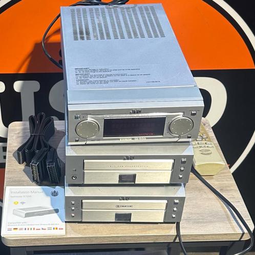 JVC - stereo toren - DVD, Cassette , Radio - Garantie, Muziek en Instrumenten, Instrumenten | Toebehoren, Zo goed als nieuw