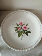 Vintage serveerschaal keramiek rozen Bagatelle, Ophalen of Verzenden
