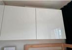 Ikea Besta wand hang kast -2 stuks - wit - hoogglans deuren, Huis en Inrichting, Kasten | Wandmeubels, Ophalen, Gebruikt, Minder dan 150 cm