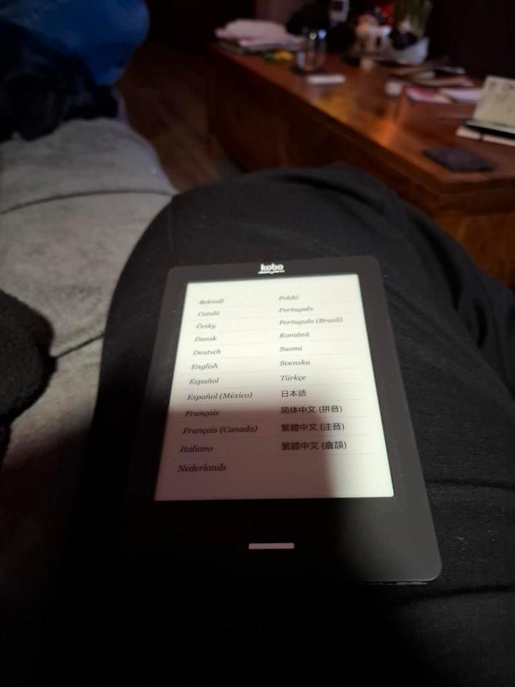 Kobo Touch eReader, Computers en Software, E-readers, Gebruikt, 7 inch, 4 GB of minder, Bluetooth, Touchscreen, Wi-Fi, Ophalen of Verzenden