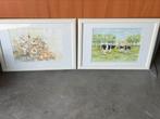 Schilderij ingelijst, Ophalen, 50 tot 75 cm, Schilderij, Minder dan 50 cm