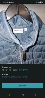 Tussen jas grijs, Kleding | Dames, Jassen | Winter, Ophalen of Verzenden, Zo goed als nieuw, Grijs