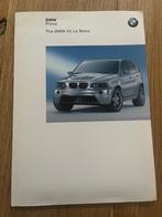 BMW X5 Le Mans persmap autofolder brochure V12, Ophalen of Verzenden, Gelezen, BMW