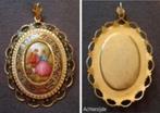 Vergulde Medaillon, Verzenden, Zo goed als nieuw, Goud, Overige materialen