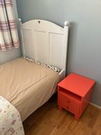 Brocante Bed 200x90 met Lattenbodem, Ophalen, Gebruikt, 90 cm, Eenpersoons