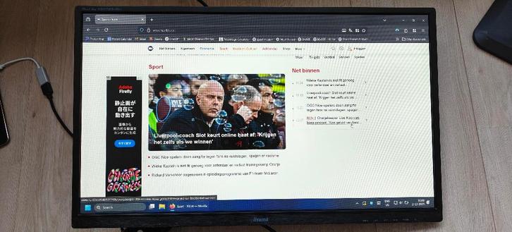 27" iiyama ProLite incl. arm - De ultieme werkmonitor! !, Computers en Software, Monitoren, Gebruikt, 60 Hz of minder, DisplayPort