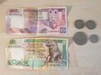2 Sri Lakaanse Rupee (LKR) bankbiljetten + 4 munten, Postzegels en Munten, Bankbiljetten | Azië, Ophalen of Verzenden