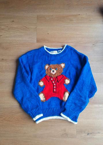 Vintage Doubloons Trui Teddybeer Jaren '80/'90 Maat M beschikbaar voor biedingen